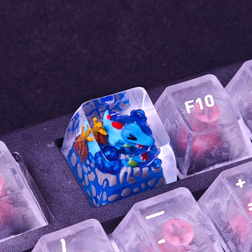 Totodile Pokémon Kunstharz Artisan Keycap