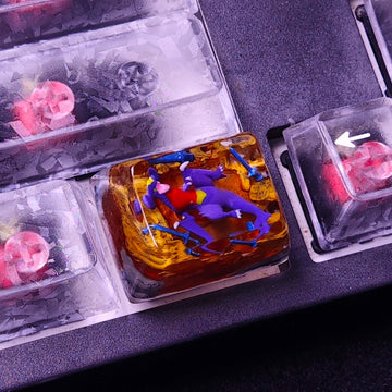 Garchomp Pokémon Resin Artisan Keycap | 1.25U SA Profile