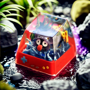 Shellder & Cloyster Pokémon Resin Artisan Keycaps | SA Profile