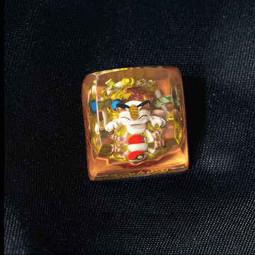 Meowth Pokémon Resin Artisan Keycap | SA Profile