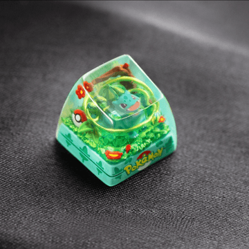 Bisasam Pokémon Artisan Keycap: Harz Cherry MX Mechanische Tastatur